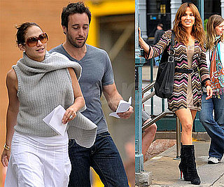 Photos of Jennifer Lopez Filming The Back-Up Plan in NYC