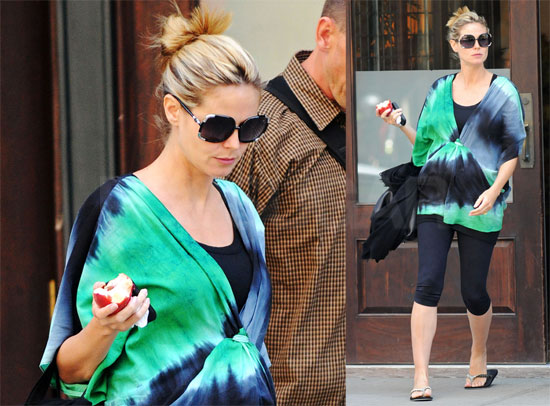 Photos of Pregnant Heidi Klum in NYC