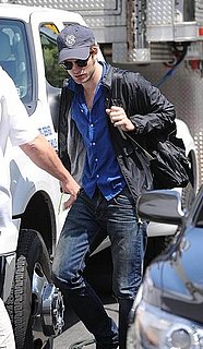 Photos of Robert Pattinson Filming Remember Me in NYC