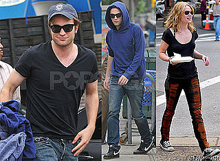 Photos of Emilie de Ravin and Robert Pattinson Filming Remember Me