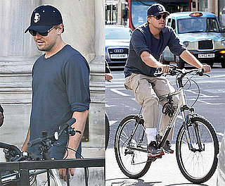 Photos of Leonardo DiCaprio Riding His Bike in London