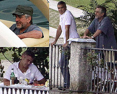 Photos of George Clooney and Robert De Niro in Lake Como
