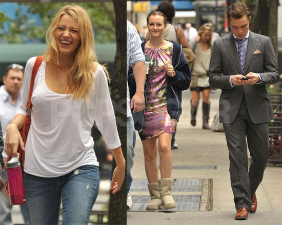 Photos of Blake, Leighton and Ed on Set Photos of Blake, Leighton and Ed on Set