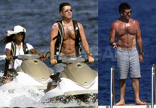 Photos of Simon Cowell Shirtless in St. Tropez