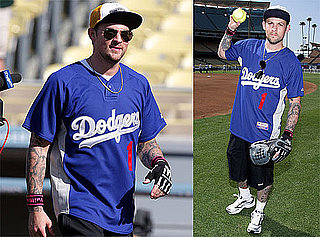Photos of Joel Madden at Dodgers Stadium, He Revealed He Might Be Writing a Memoir