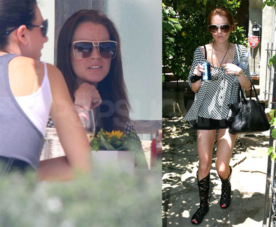 Photos of Lindsay Lohan at Lunch 