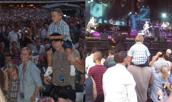 Photos of Reese and Jake With Kids at Concert