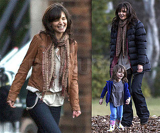 Photos of Katie Holmes and Suri Cruise on the Set of Don't Be Afraid of the Dark in Melbourne