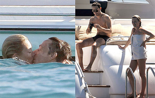 Photos of Kate Moss And Jamie Hince On a Boat in St. Tropez With Stefano Pilati And Karen Mulder