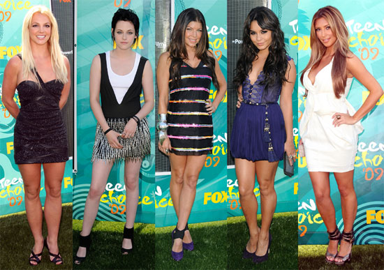 Photos of the Ladies Red Carpet at the 2009 Teen Choice Awards