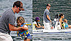 Photos of Matt Damon and His Family in Lake Como