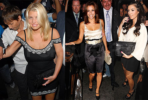 Photos of Jessica Simpson, Eva Longoria, Ken Paves, Mario Lopez, Kim Kardashian at Beso for Ken's Birthday Party