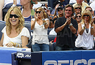 Photos of Kate Hudson, Goldie Hawn, Kurt Russell at Alex Rodriguez Yankee Game Against Red Sox