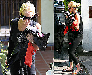 Photos of Lindsay Lohan Walking Out of Samantha Ronson's House in LA