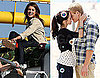 Photos of Shenae Grimes, Jessica Lowndes, Trevor Donovan Filming 90210
