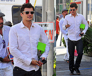 Photos of Orlando Bloom Getting Patron and Going to a Friend's Picnic in LA