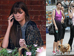 Photos of Mischa Barton Eating Lunch And Filming The Beautiful Life in NYC