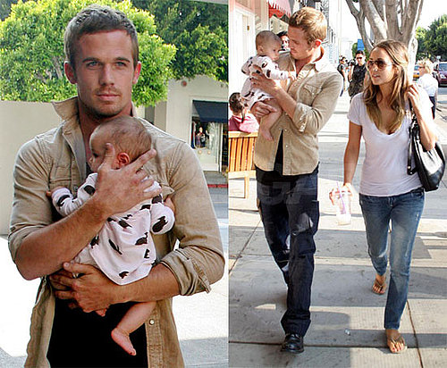Photos of Cam Gigandet, Dominique Geisendorff, Everleigh Gigandet at Kitson Kids