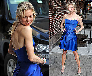 Photos and Video of Renee Zellweger on The Late Show