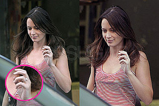John Krasinski and Emily Blunt Engaged, Photos of Emily Blunts Engagement Ring