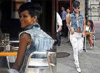 Photos of Rihanna in NYC, Chris Brown to Appear on Larry King Live
