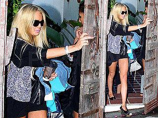 Photos of Lindsay Lohan, Ali Lohan Moving Stuff Out of House After Burglary