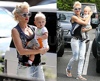 Photos of Gwen Stefani, Kingston Rossdale, and Zuma Rossdale in LA