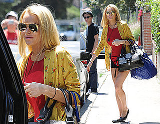 Photos of Lindsay Lohan Outside Her LA Home Following a Robbery