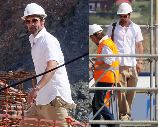 Photos of Brad Pitt in Spain