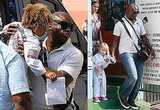 Photos of Seal Picking Up Leni Klum and Henry Samuel From Karate Class