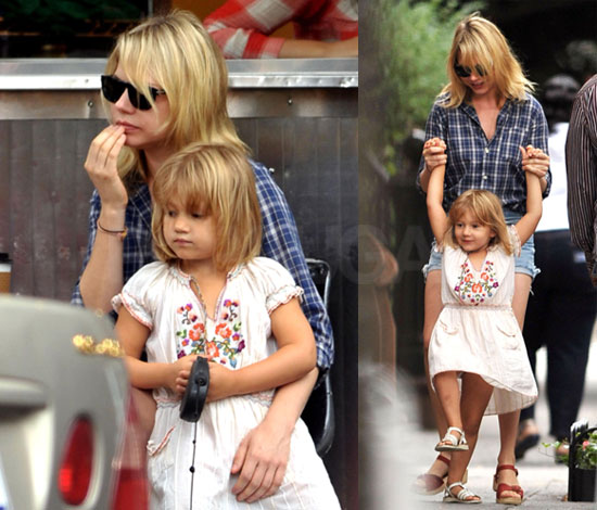 Photos of Michelle and Matilda