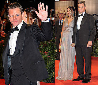 Photos of Matt Damon and Luciana At Venice Film Festival Premiere of The Informant 2009-09-08 07:00:48