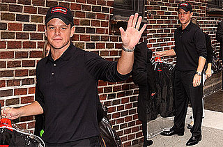 Photos and Video of Matt Damon on The Late Show