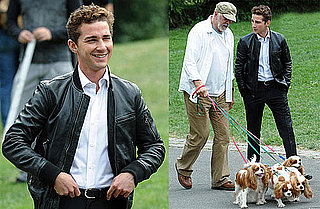 Photos of Shia LaBeouf Filming Money Never Sleeps in NYC