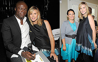 Photos of Pregnant Heidi Klum With Seal At Get Schooled Event in LA With Bill and Melinda Gates