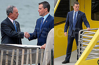 Photos of Matt Damon Filming The Adjustment Bureau in NYC 2009-09-17 06:00:00