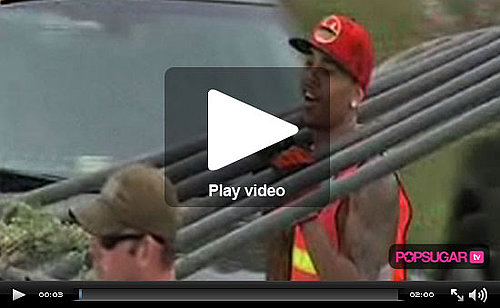 Chris Brown Reports For Day One of Community Service