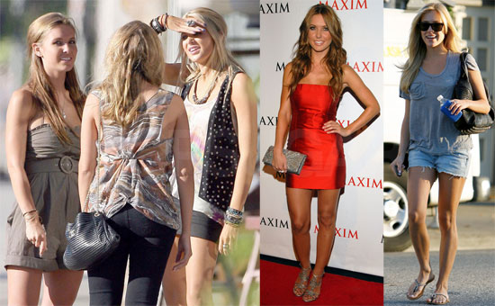 Photos of The Hills Girls Filming