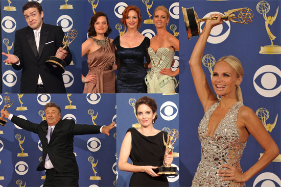 Photos of Emmy Press Room