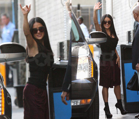 Photos of Salma Hayek at Jimmy Kimmel