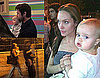 Photos of Brad Pitt and Angelina Jolie With Knox and Vivienne At Ice Cream Place in Amman, Jordan 2009-10-05 05:00:10