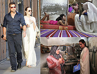 Photos of Brad Pitt and Angelina Jolie in Syria With Iraqi Refugees