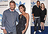 Photos of The Beckhams and Ellen Pompeo