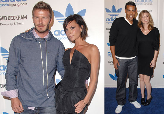 Photos of The Beckhams and Ellen Pompeo Photos of The Beckhams and Ellen Pompeo
