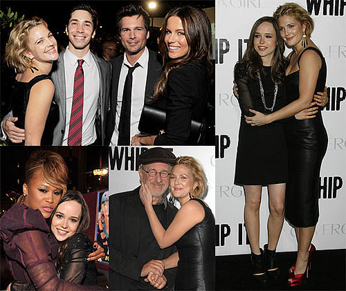 Photos of Drew Barrymore, Ellen Page, Steven Spielberg, Justin Long, Eve, Juliette Lewis at Whip It Premiere in LA