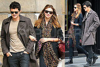 Photos of Orlando Bloom And Miranda Kerr Walking in Paris