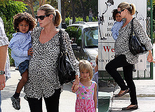 Photos of Heidi Klum With Leni, Henry, And Johan Heading to Karate Class
