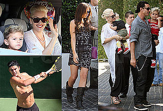 Photos of Shirtless Gavin Rossdale, Gwen Stefani's Birthday Party, Kingston Rossdale, Zuma Rossdale