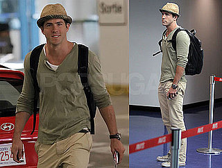 Photos of Ryan Reynolds at The Vancouver Airport