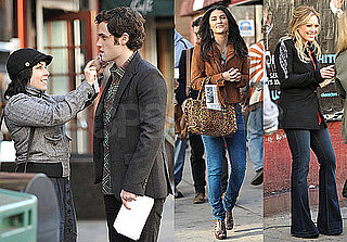 Photos of The Cast of Gossip Girl on Set in NYC